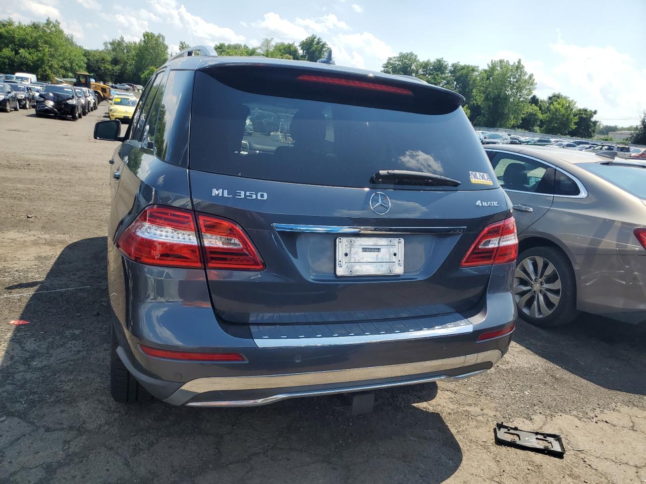 2013 Mercedes-Benz Ml 350 4Matic VIN: 4JGDA5HBXDA159489 Lot: 63201935