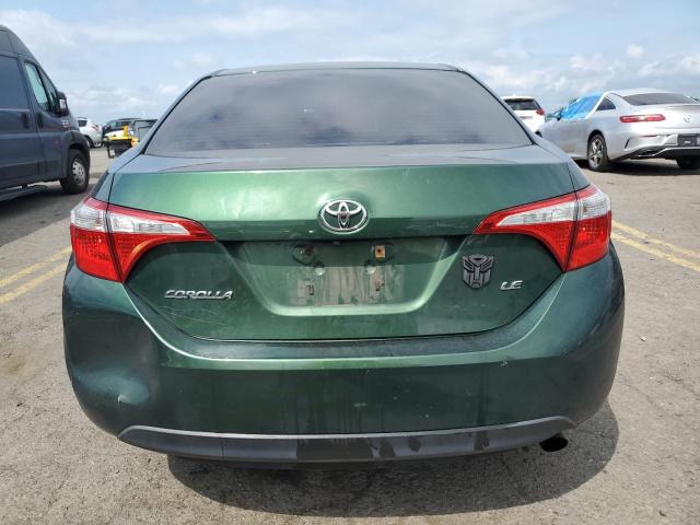  TOYOTA COROLLA 2016 Green