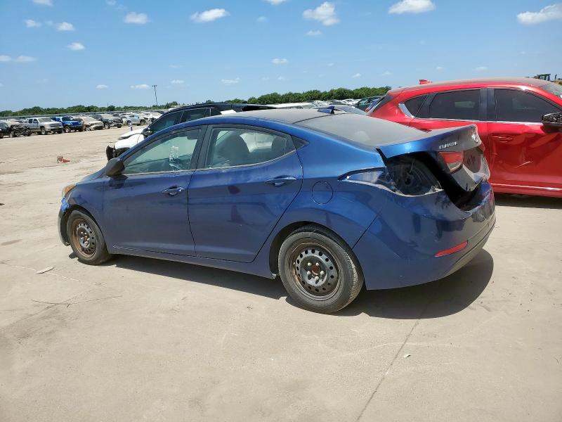  HYUNDAI ELANTRA 2016 Granatowy
