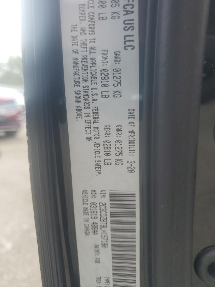 2020 Dodge Challenger R/T VIN: 2C3CDZBT8LH157180 Lot: 64061465
