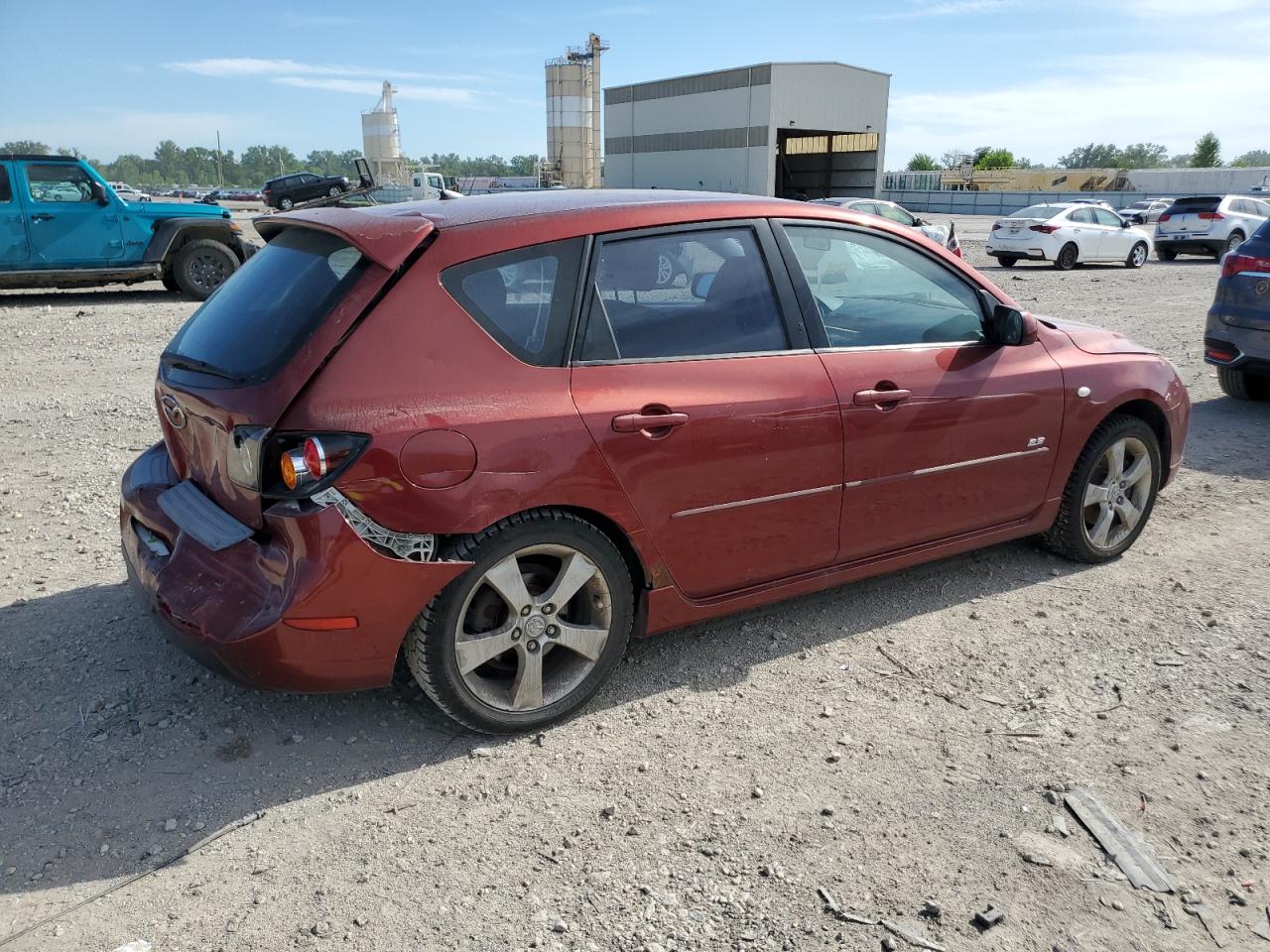2006 Mazda 3 Hatchback red hatchback gas JM1BK143261479764 photo #4