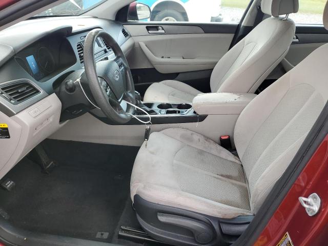  HYUNDAI SONATA 2015 Czerwony