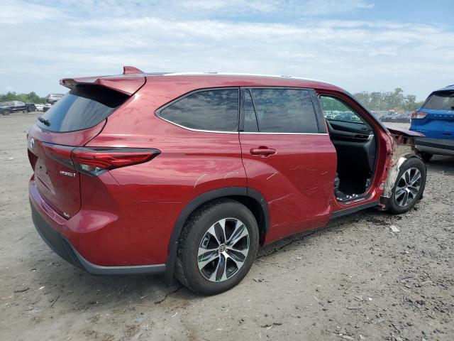  TOYOTA HIGHLANDER 2022 Czerwony