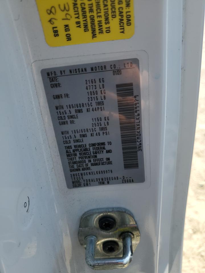 2020 Nissan Nv200 2.5S VIN: 3N6CM0KNXLK699979 Lot: 61806895