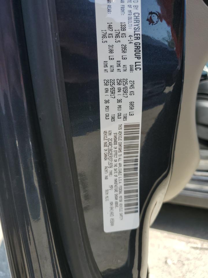 2014 Chrysler Town & Country Touring VIN: 2C4RC1BG2ER371978 Lot: 65076035