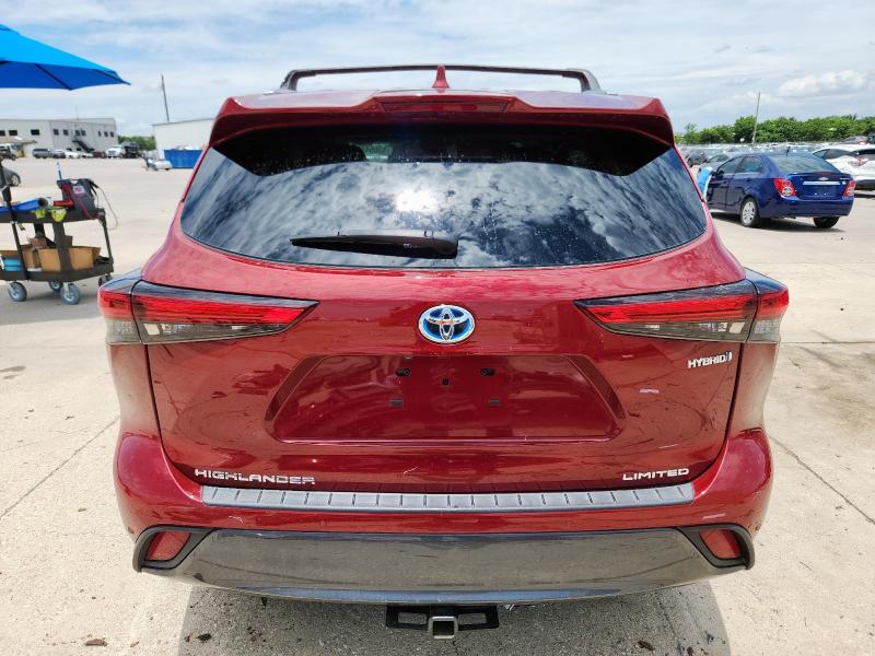  TOYOTA HIGHLANDER 2022 Красный