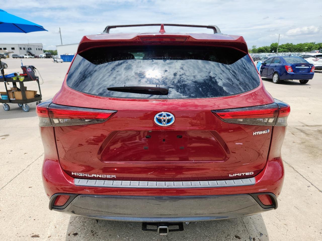 2022 Toyota Highlander Hybrid Limited VIN: 5TDYARAH3NS515667 Lot: 63054355