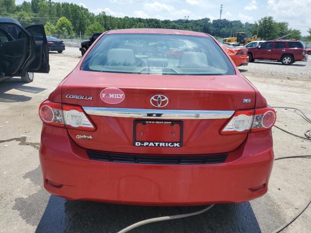  TOYOTA COROLLA 2012 Czerwony