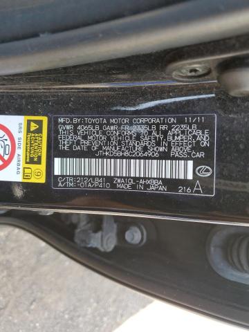 2012 LEXUS CT 200  