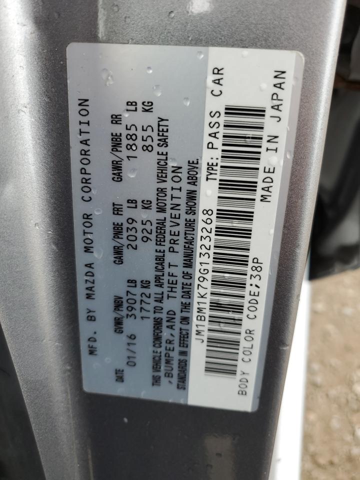 2016 Mazda 3 Sport VIN: JM1BM1K79G1323268 Lot: 64387825