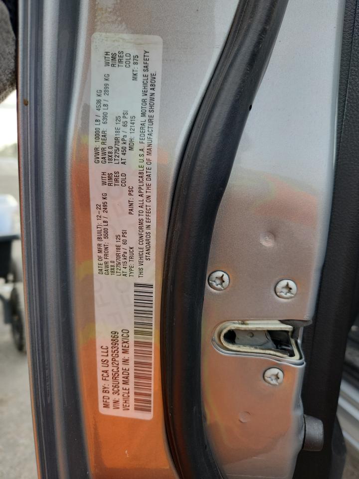 2023 Ram 2500 Tradesman VIN: 3C6UR5CJ2PG539869 Lot: 64244645