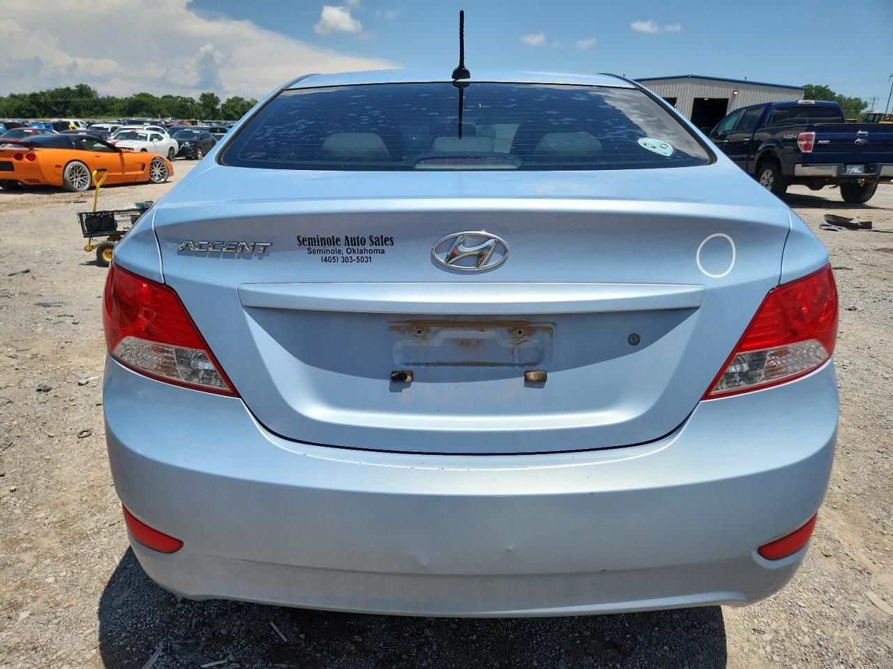 2013 Hyundai Accent Gls VIN: KMHCT4AE6DU534698 Lot: 63933695