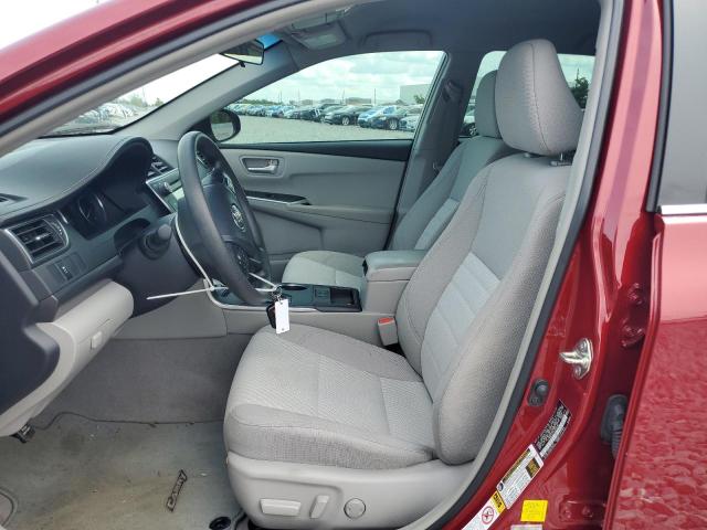  TOYOTA CAMRY 2015 Red