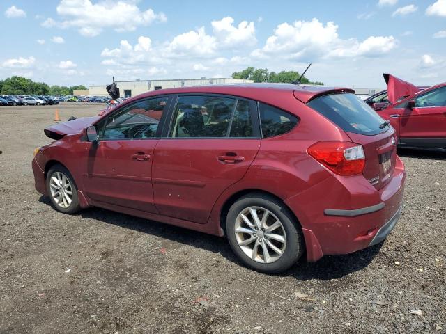  SUBARU IMPREZA 2013 Czerwony