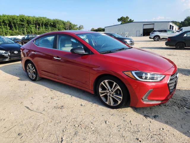  HYUNDAI ELANTRA 2017 Czerwony