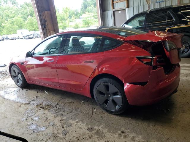  TESLA MODEL 3 2021 Czerwony