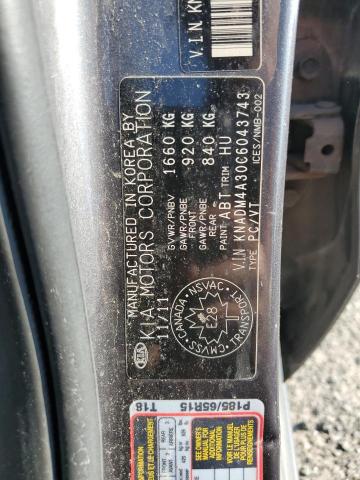 2012 KIA RIO LX  