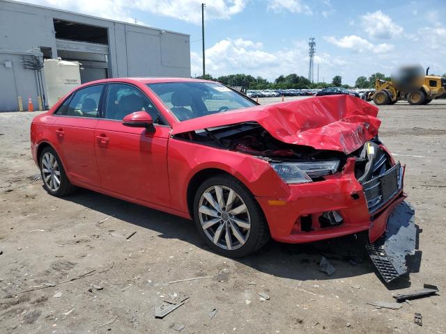Sedans AUDI A4 2017 Czerwony