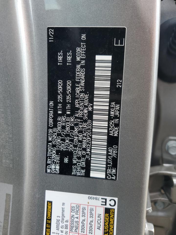2023 Lexus Nx 350H VIN: JTJHKCEZ0P2013039 Lot: 63315195