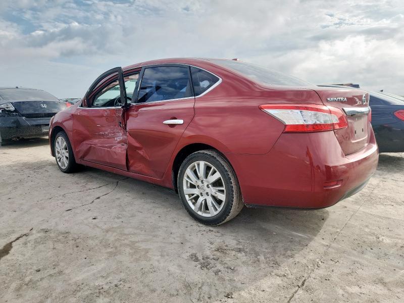  NISSAN SENTRA 2015 Czerwony