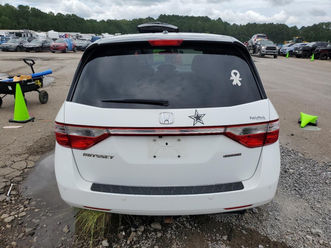 2011 Honda Odyssey Touring VIN: 5FNRL5H92BB014114 Lot: 64138545