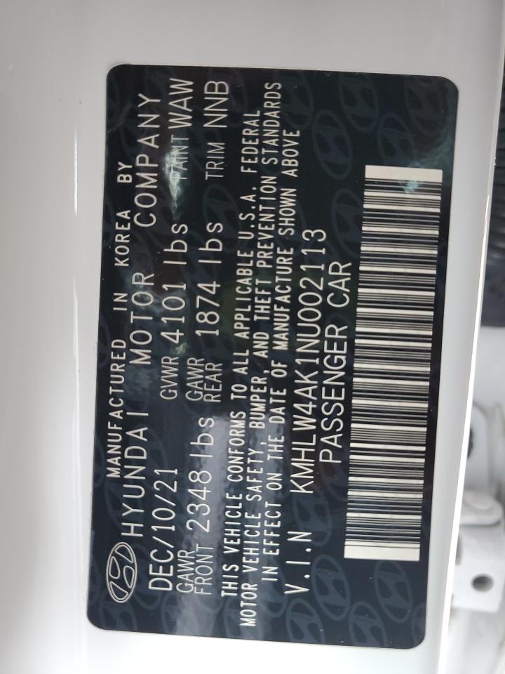 2022 Hyundai Elantra N VIN: KMHLW4AK1NU002113 Lot: 64000055