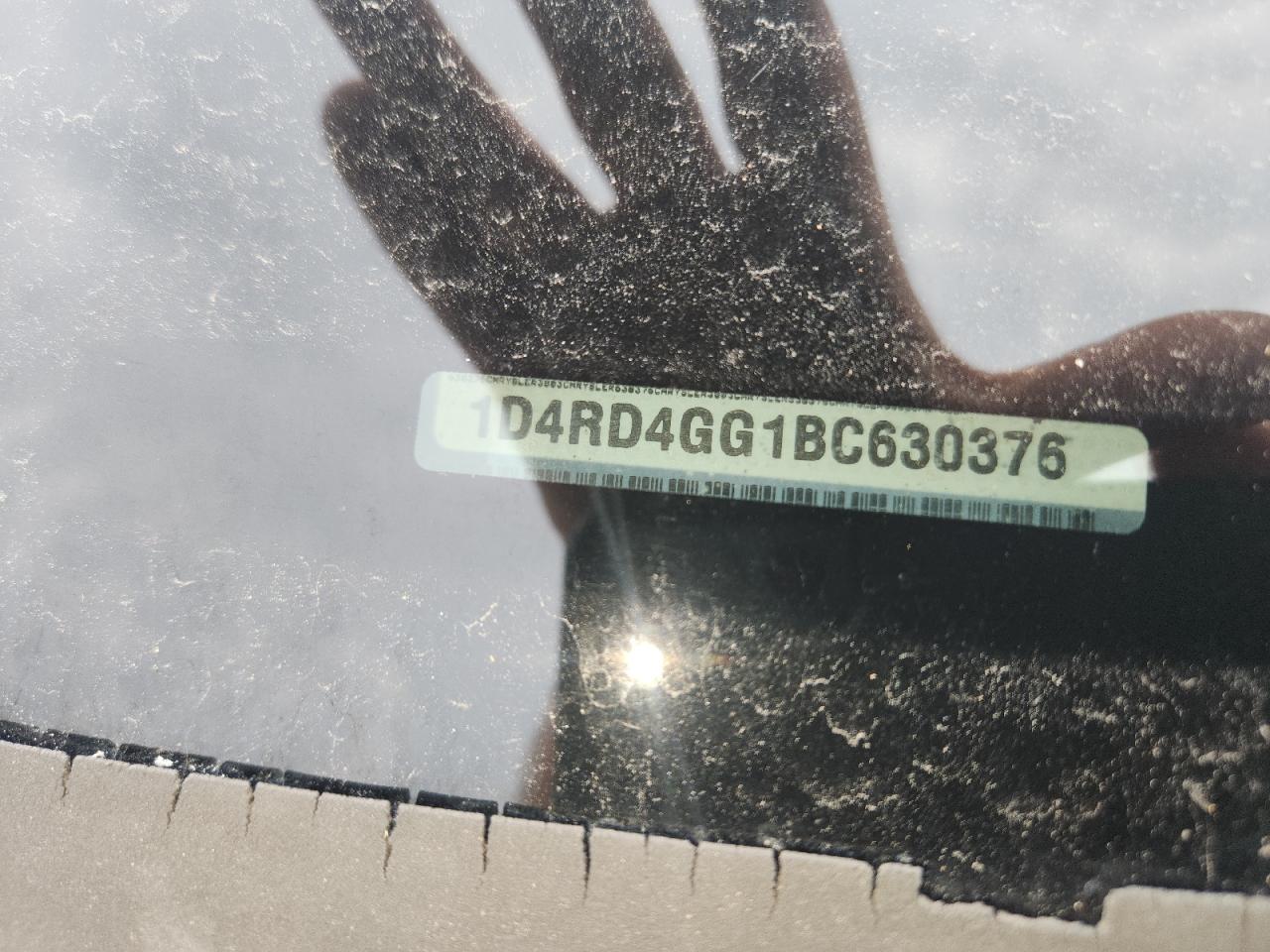 2011 Dodge Durango Crew VIN: 1D4RD4GG1BC630376 Lot: 64094115