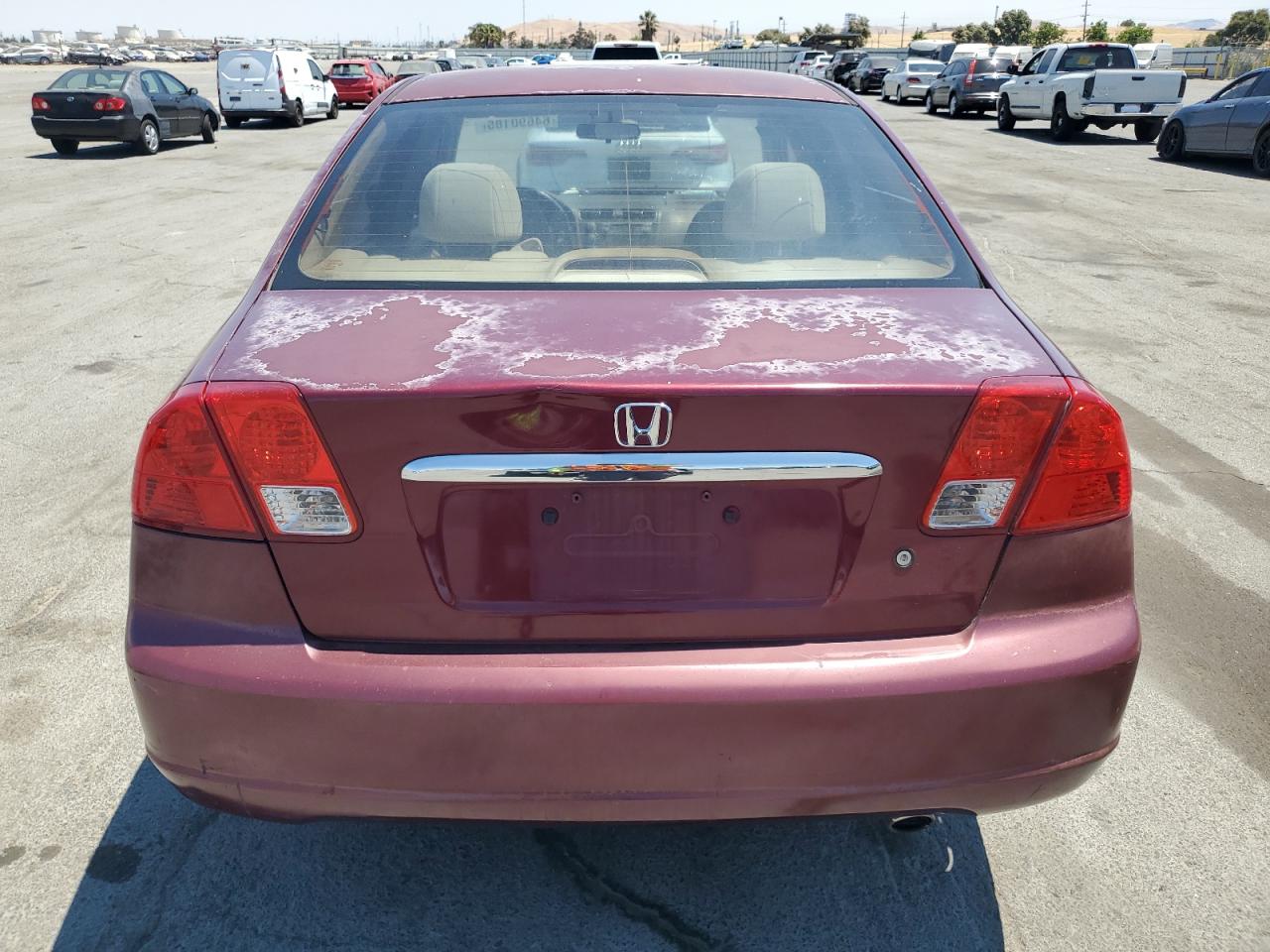 2003 Honda Civic Lx VIN: 2HGES16583H523955 Lot: 64690185
