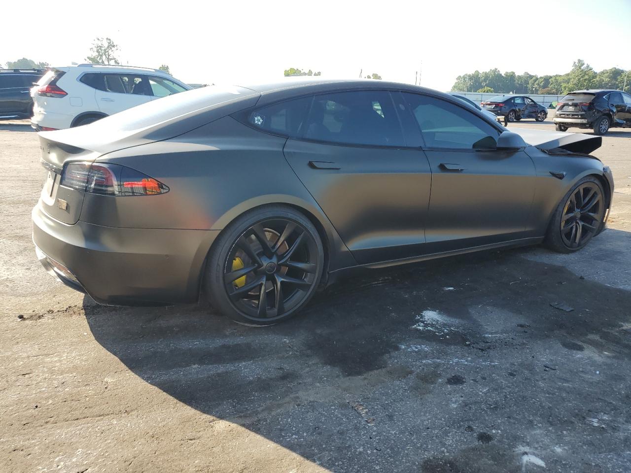 2022 Tesla Model S grey null electric 5YJSA1E52NF478428 photo #4