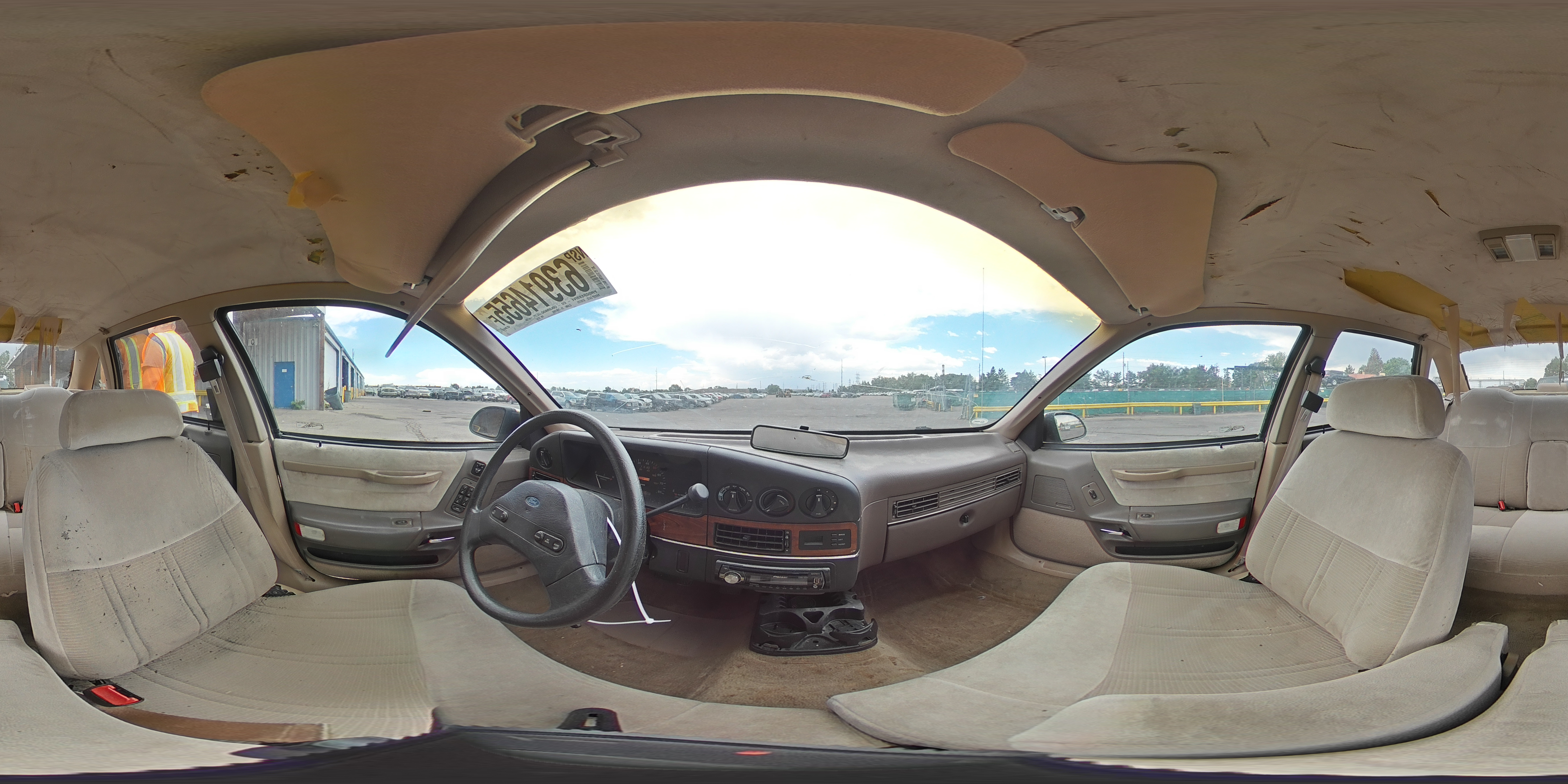1989 Ford Taurus Gl VIN: 1FABP52U6KG282842 Lot: 63914655