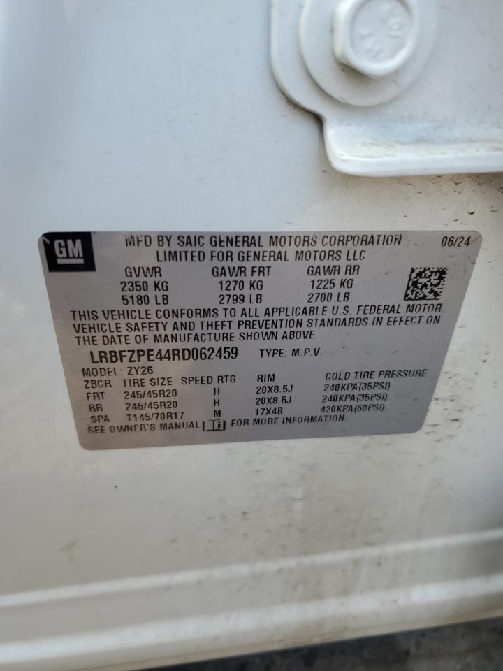 2024 Buick Envision Essence VIN: LRBFZPE44RD062459 Lot: 63784585