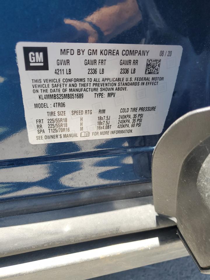 2021 Buick Encore Gx Preferred VIN: KL4MMBS25MB051689 Lot: 66026055