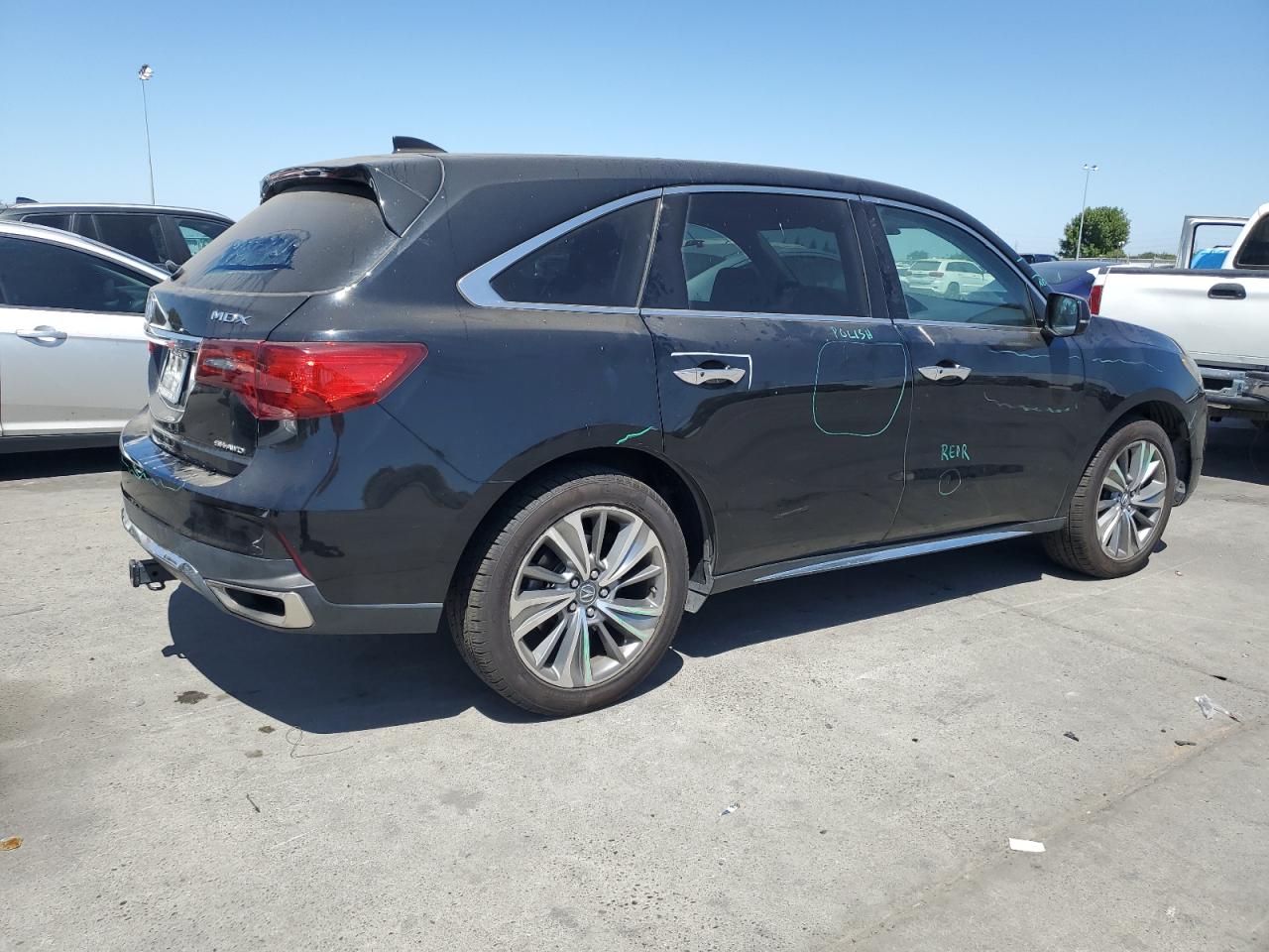 2017 Acura Mdx Technology VIN: 5FRYD4H54HB024666 Lot: 66646545