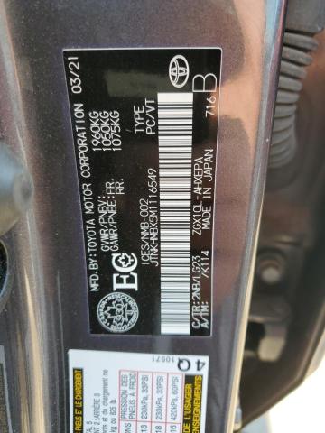 2021 TOYOTA C-HR XLE  