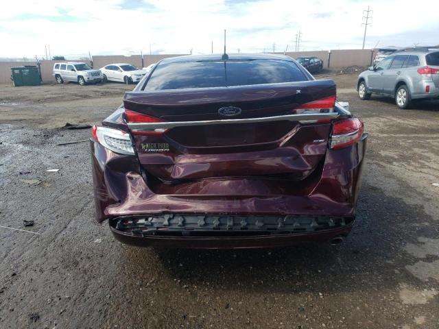  FORD FUSION 2017 Burgundy
