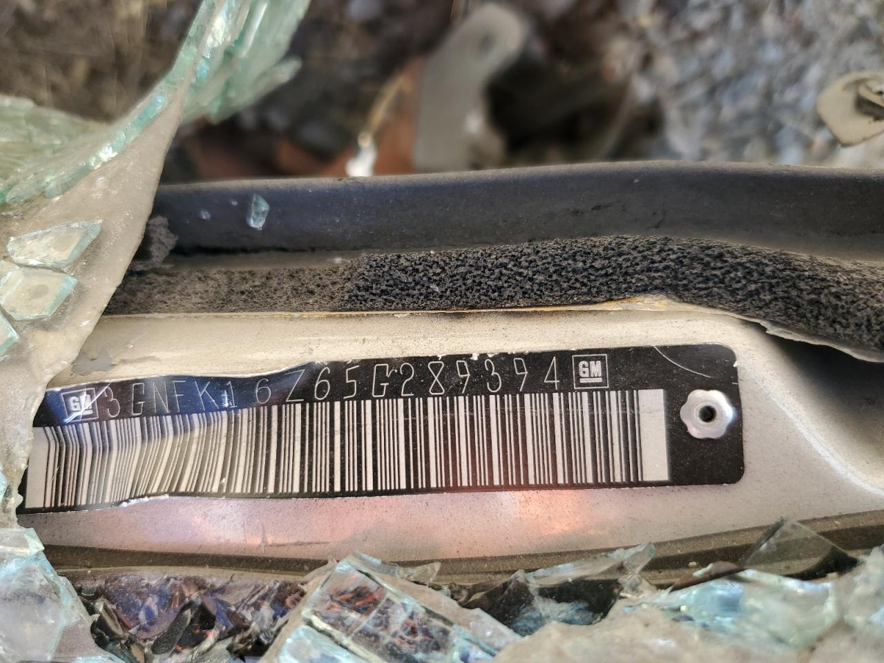 2005 Chevrolet Suburban K1500 VIN: 3GNFK16Z65G289394 Lot: 63512645