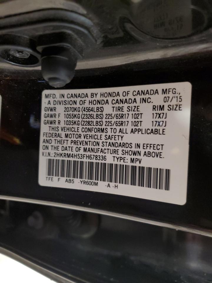 2015 Honda Cr-V Ex VIN: 2HKRM4H53FH678336 Lot: 66720715