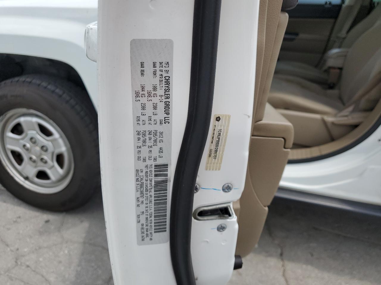2014 Jeep Patriot Sport VIN: 1C4NJPBB8ED908707 Lot: 65210585