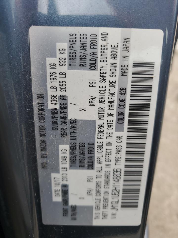 2017 Mazda 6 Sport VIN: JM1GL1U52H1148836 Lot: 67204915