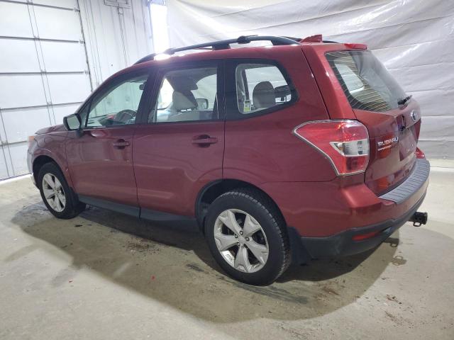  SUBARU FORESTER 2016 Czerwony