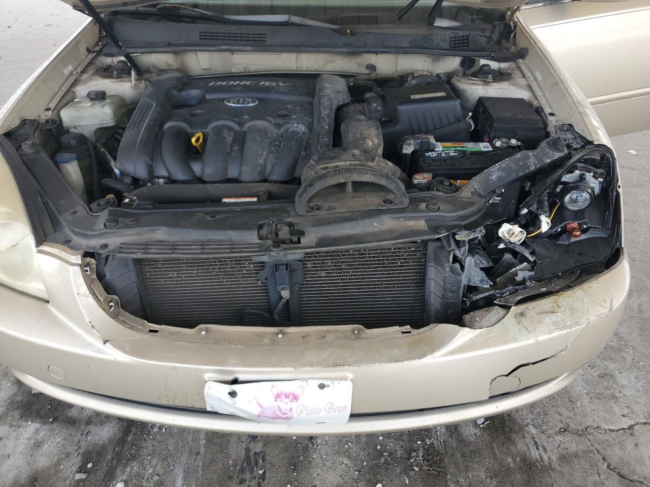 2007 Kia Optima Lx VIN: KNAGE123775118733 Lot: 65095305
