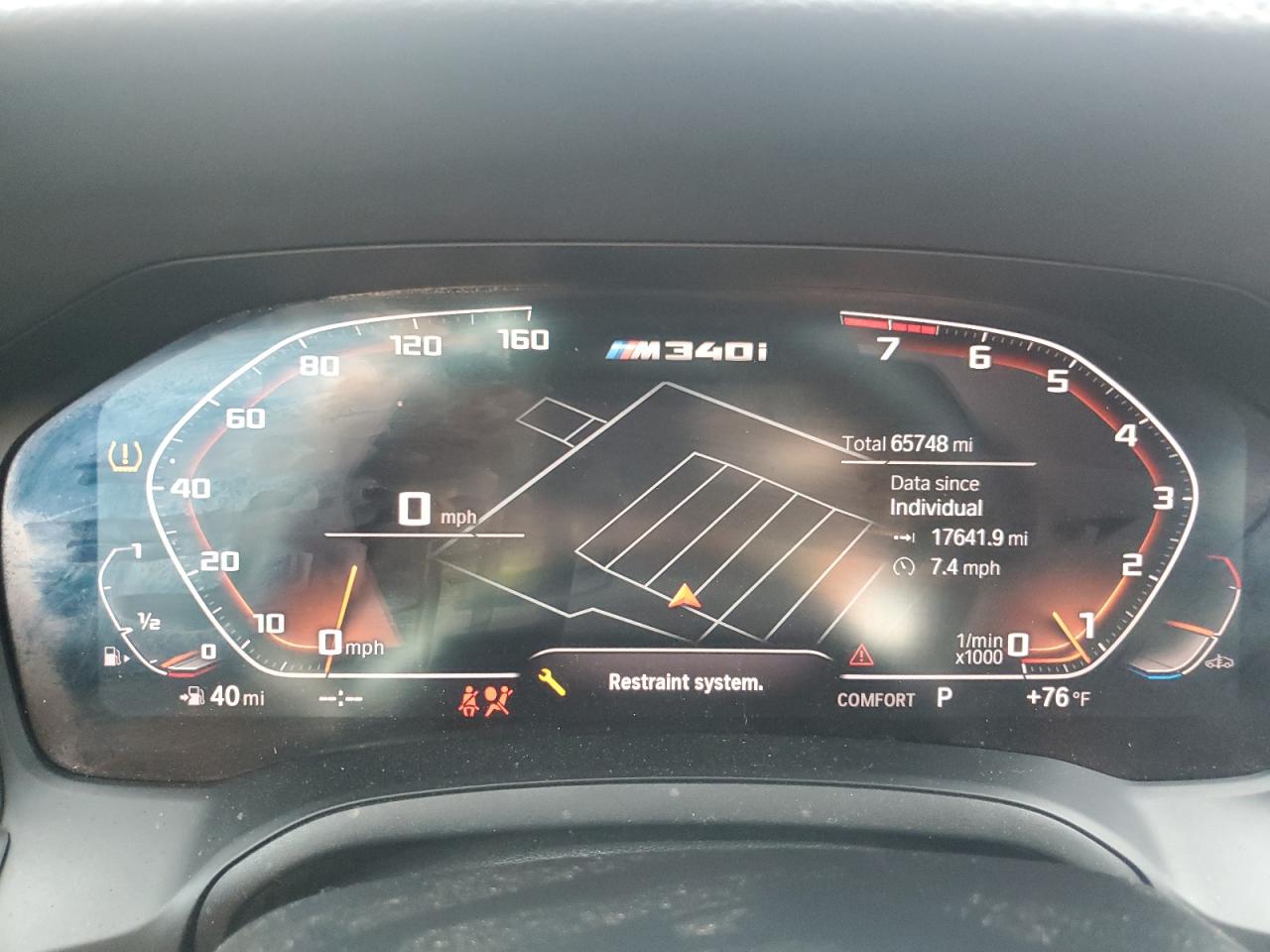 2020 BMW M340Xi VIN: WBA5U9C01LA383291 Lot: 63498185