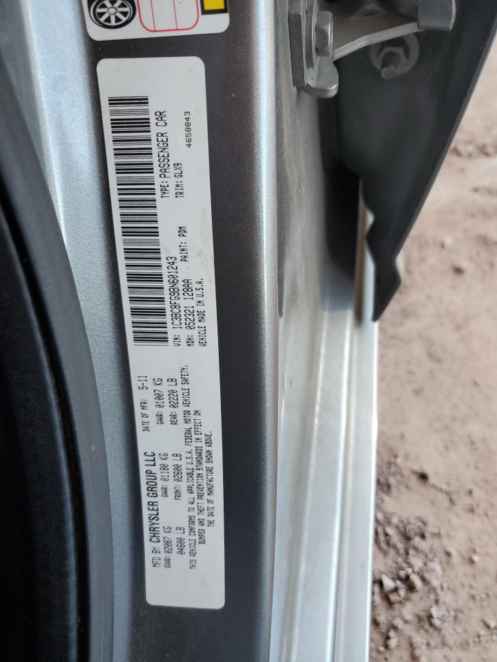 2011 Chrysler 200 S VIN: 1C3BC8FG9BN601243 Lot: 66335775