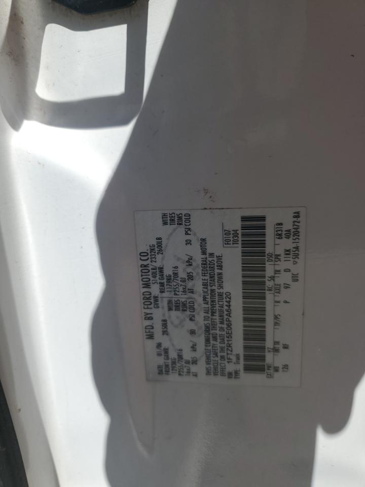 2006 Ford Ranger Super Cab VIN: 1FTZR15E06PA64420 Lot: 71919295