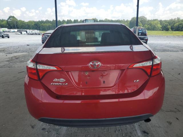  TOYOTA COROLLA 2015 Czerwony