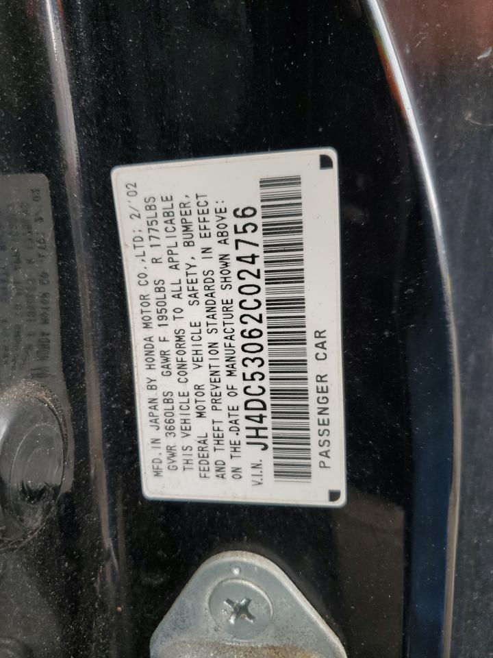 jh4dc53062c024756 JH4DC53062C024756 2002 Acura Rsx Type-S