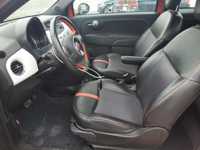  FIAT 500 2015 Оранжевый