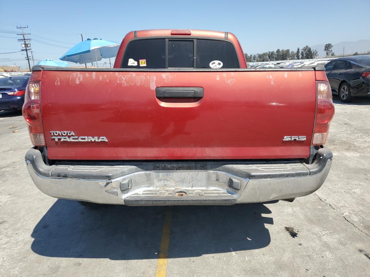 2006 Toyota Tacoma Access Cab VIN: 5TETX22N16Z263667 Lot: 63640375