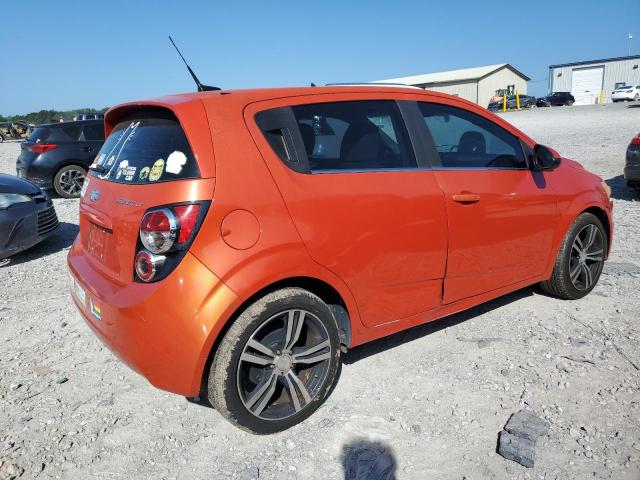 Hatchbacks CHEVROLET SONIC 2012 Pomarańczowy