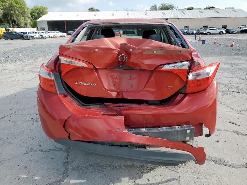  TOYOTA COROLLA 2015 Czerwony